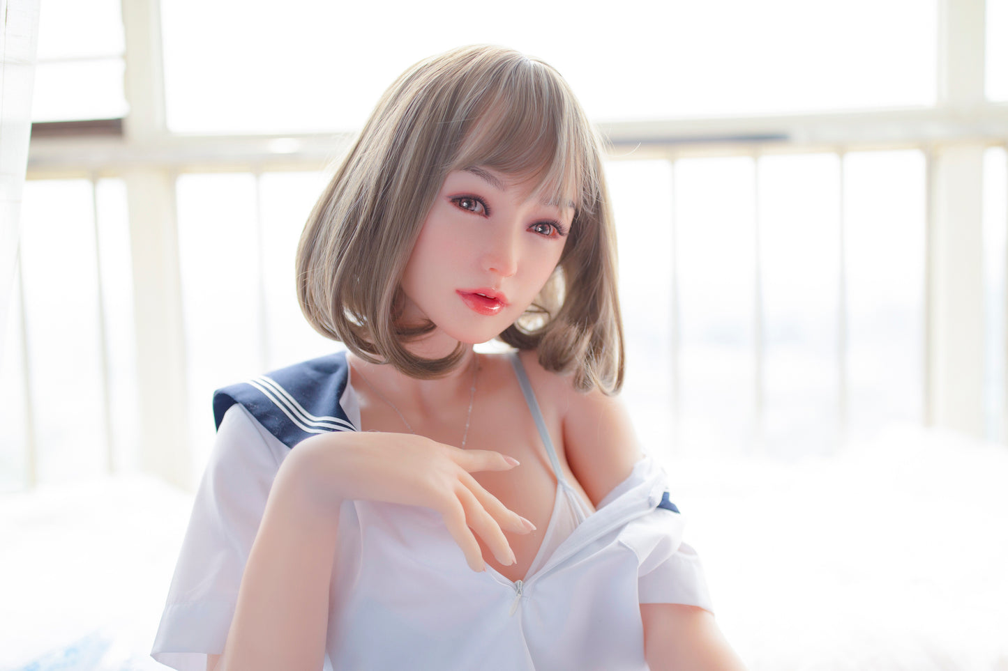 160cm(5.2ft) Hyper-Realism Painting Silicone Sex Doll - S40 Lin Jiujiu