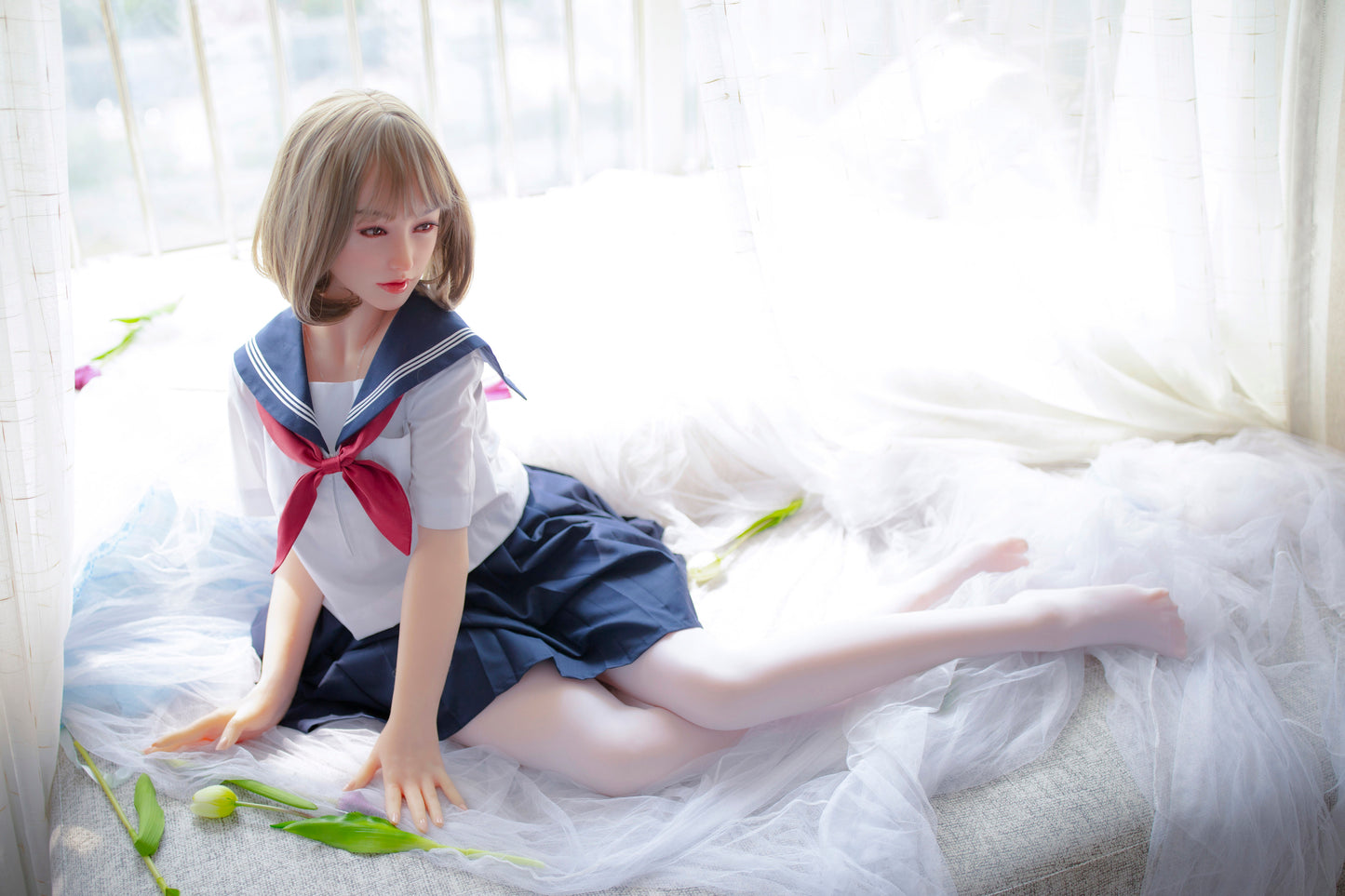 160cm(5.2ft) Hyper-Realism Painting Silicone Sex Doll - S40 Lin Jiujiu