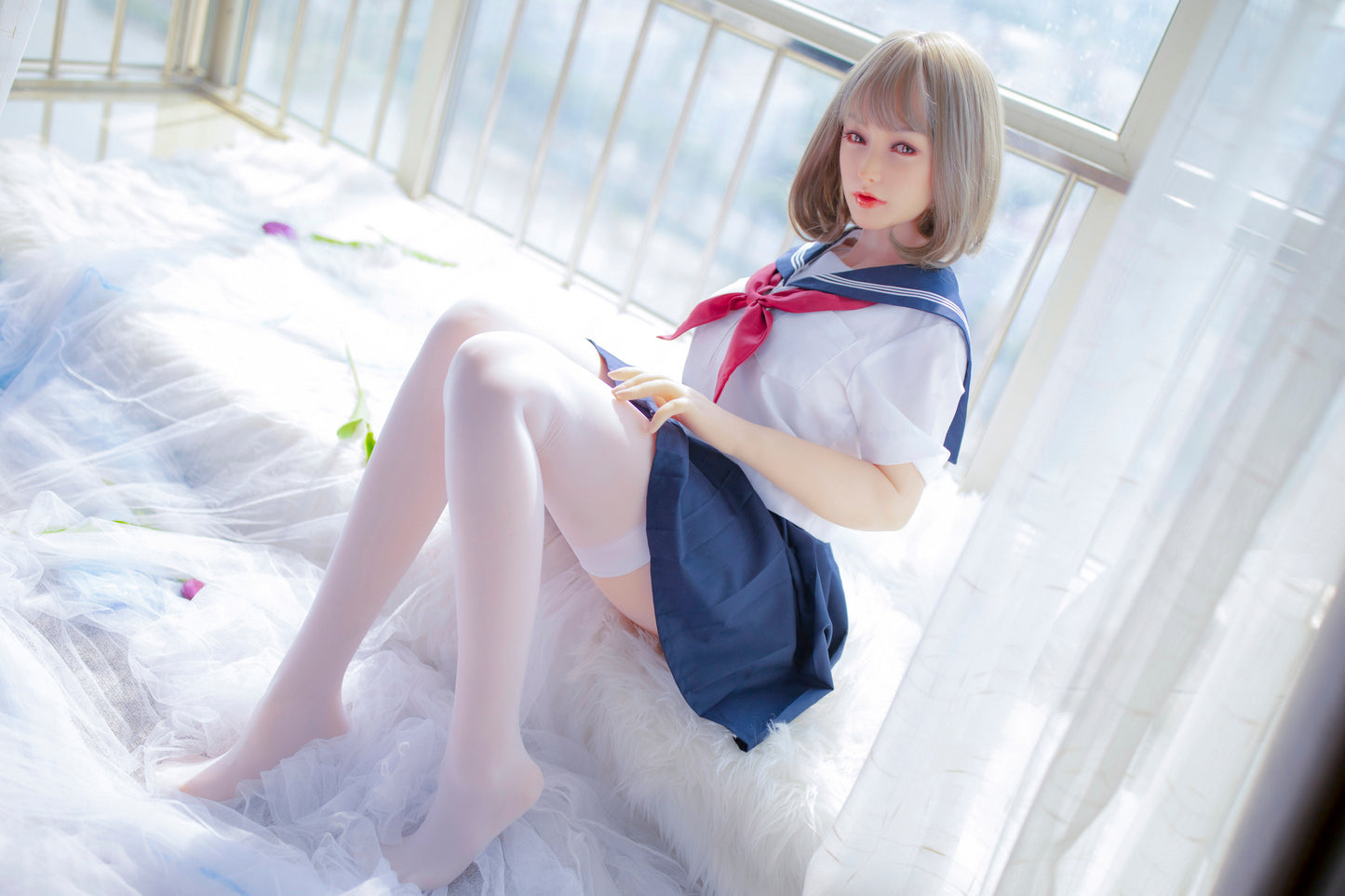 160cm(5.2ft) Hyper-Realism Painting Silicone Sex Doll - S40 Lin Jiujiu