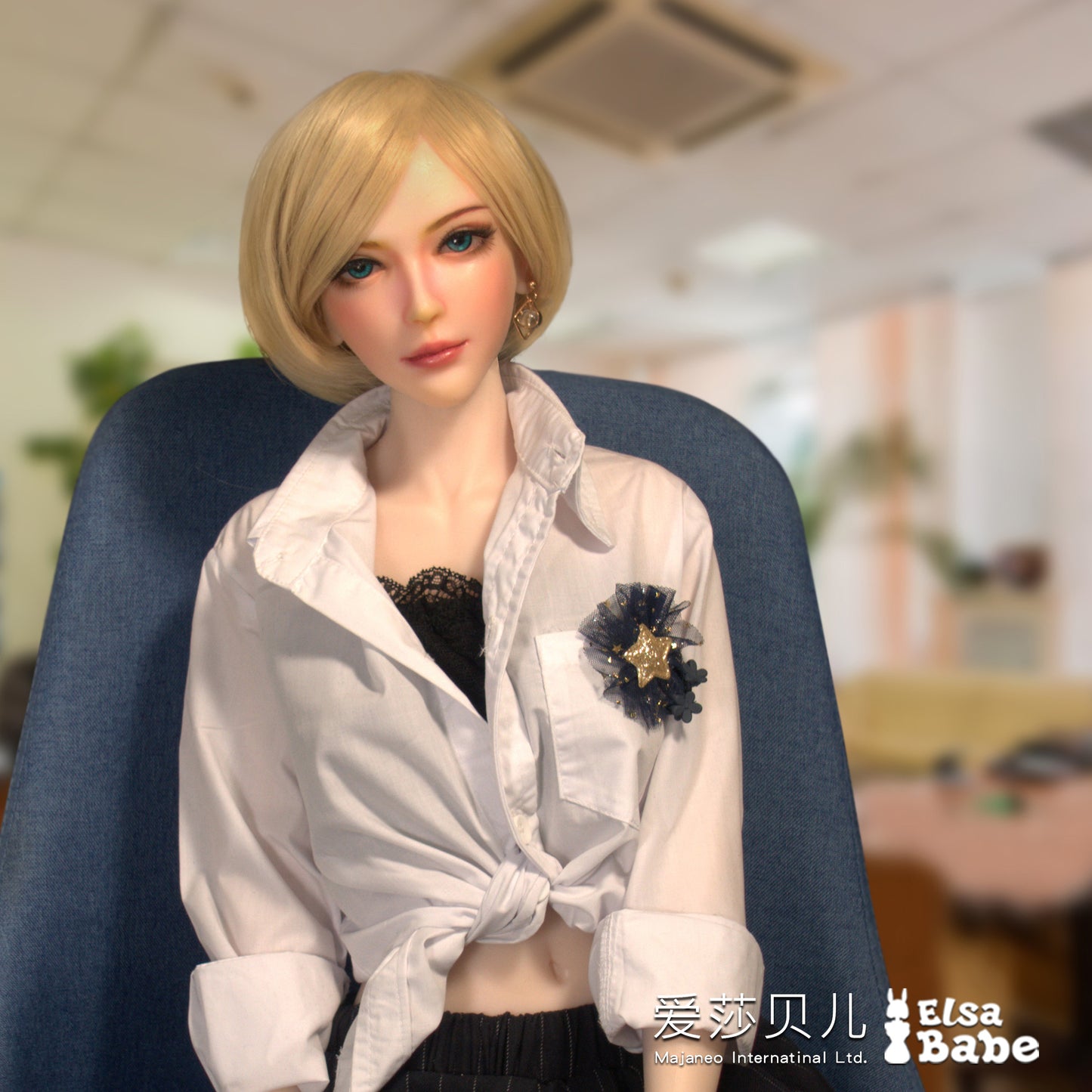 ElsaBabe Platinum Silicone Sex Doll With Metal Skeleton, Tanaka Miyuki