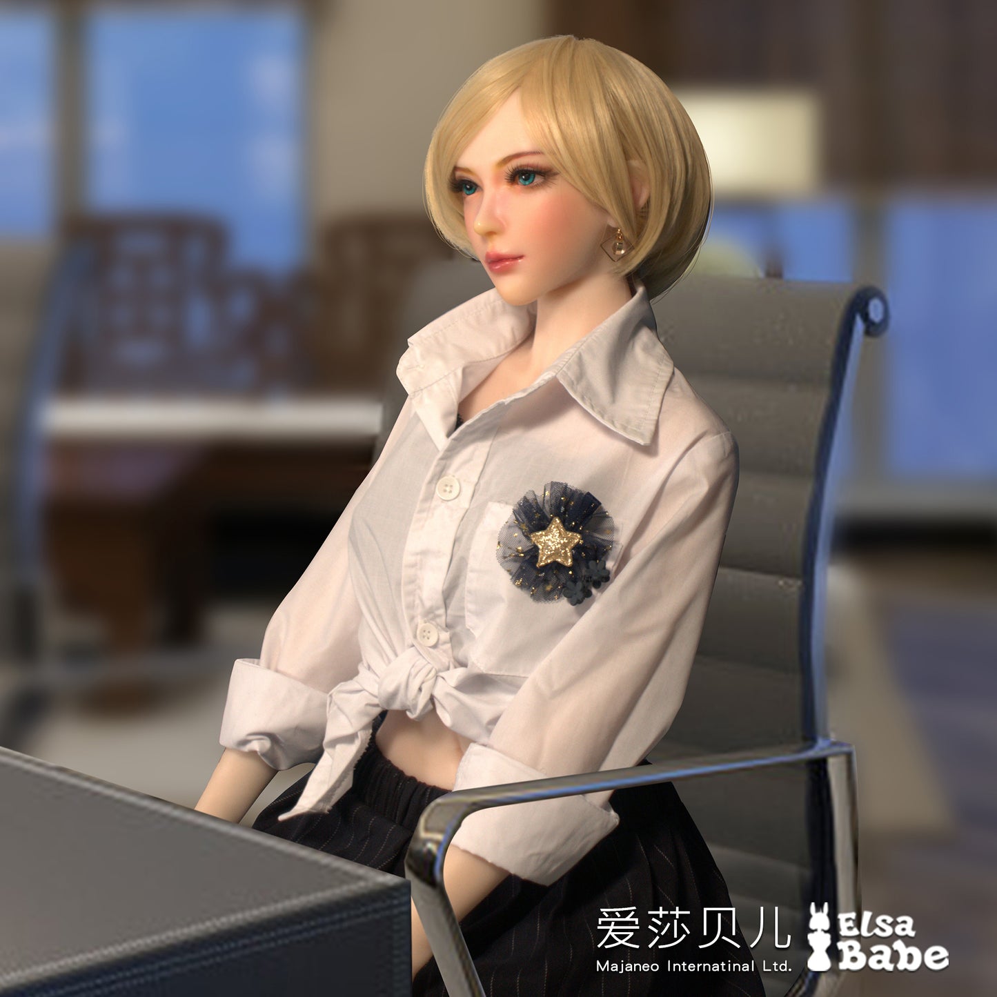 ElsaBabe Platinum Silicone Sex Doll With Metal Skeleton, Tanaka Miyuki