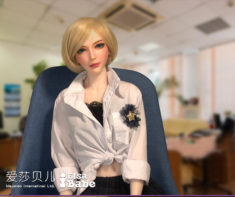 ElsaBabe Platinum Silicone Sex Doll With Metal Skeleton, Tanaka Miyuki