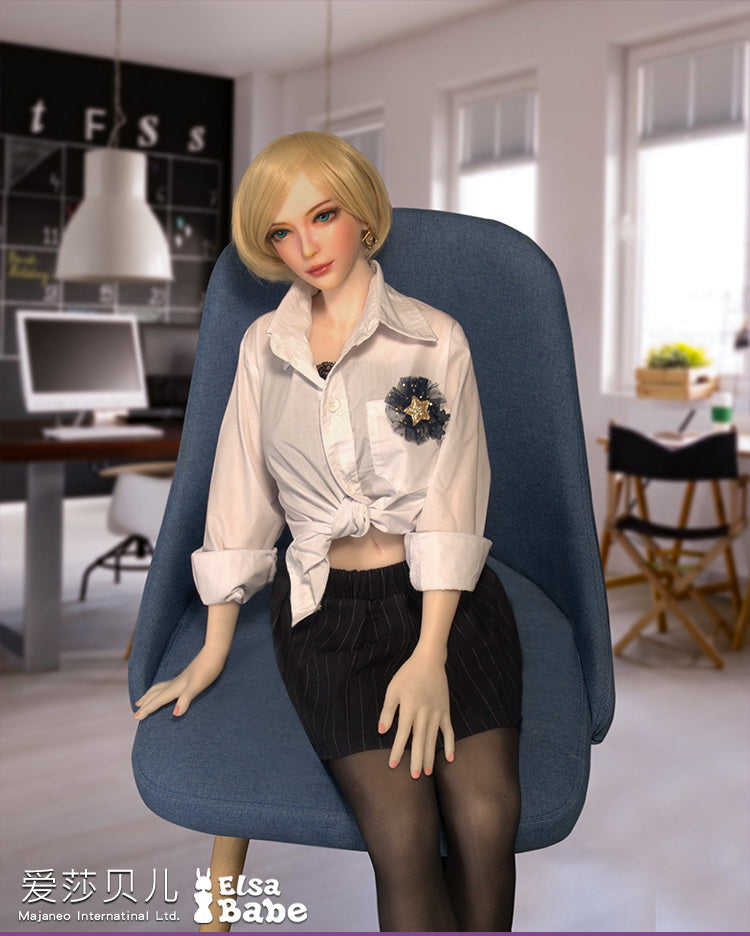 ElsaBabe Platinum Silicone Sex Doll With Metal Skeleton, Tanaka Miyuki