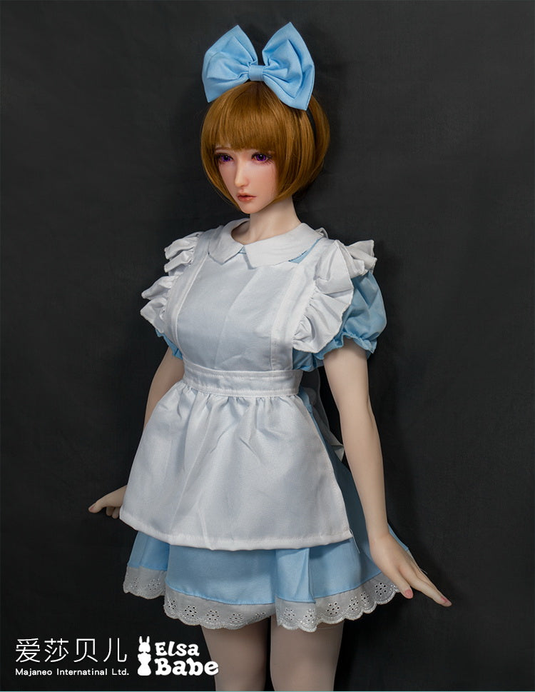ElsaBabe 102cm Big Breasts Platinum Silicone Sex Doll Anime Figure Body Real Solid Erotic Toy With Metal Skeleton, Akiyama Naoko