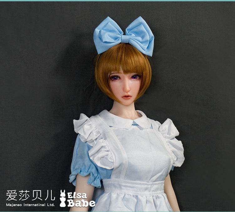 ElsaBabe 102cm Big Breasts Platinum Silicone Sex Doll Anime Figure Body Real Solid Erotic Toy With Metal Skeleton, Akiyama Naoko