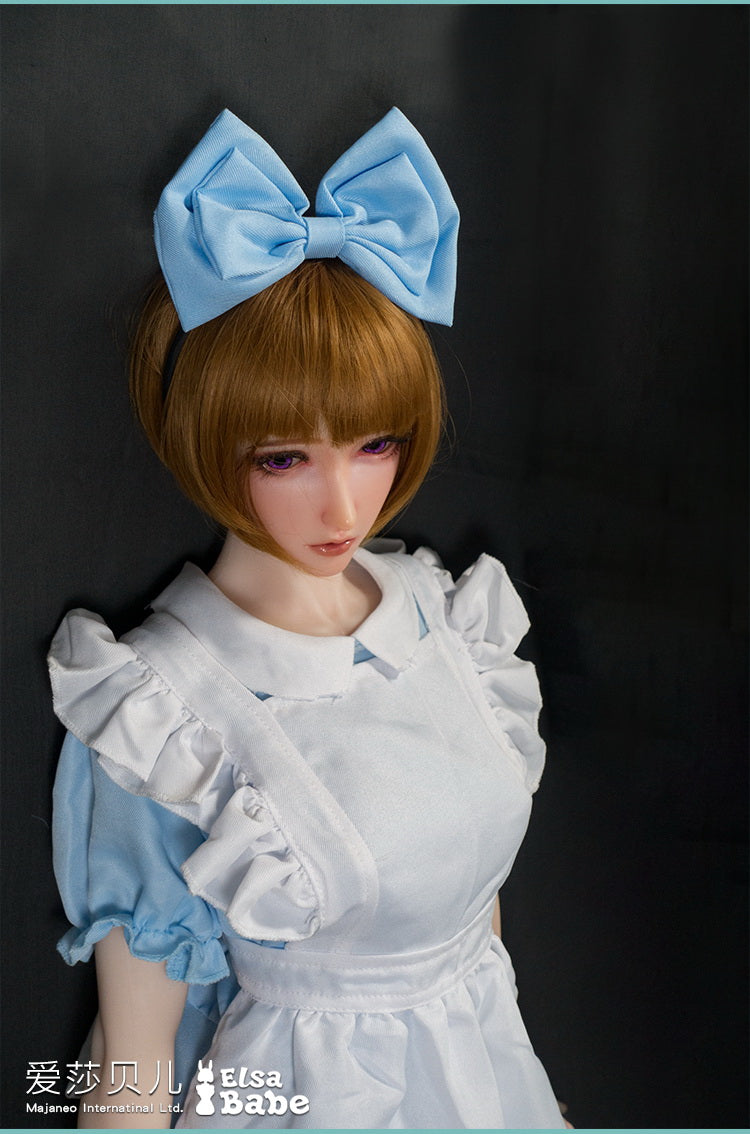 ElsaBabe 102cm Big Breasts Platinum Silicone Sex Doll Anime Figure Body Real Solid Erotic Toy With Metal Skeleton, Akiyama Naoko