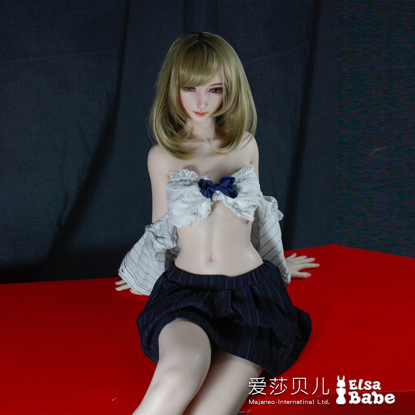 ElsaBabe Big Breast Platinum Silicone Sex Doll Anime Figure Body Real Solid Erotic Toy With Metal Skeleton, Amemiya Yuka