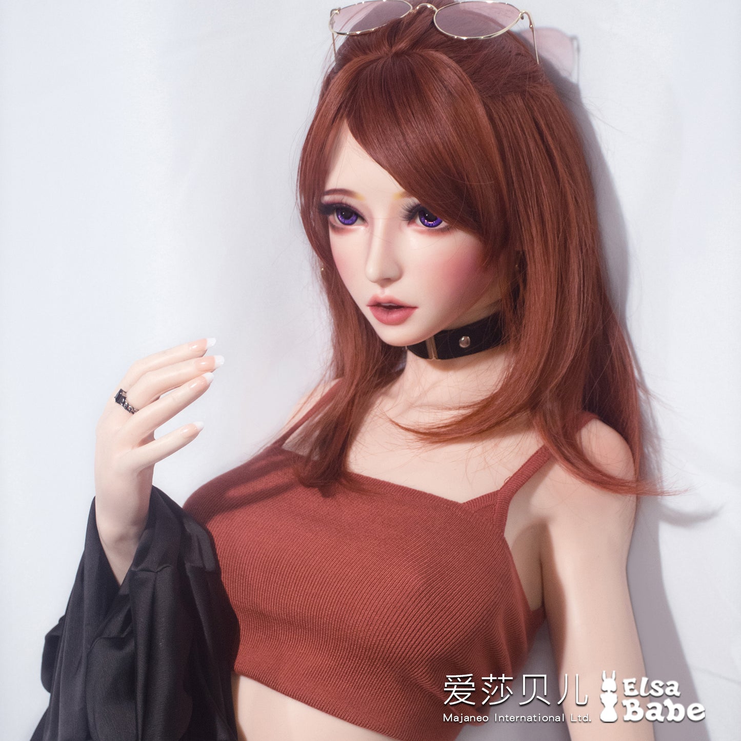 ElsaBabe 150cm Big Breasts Platinum Silicone Sex Doll Anime Figure Body Real Solid Erotic Toy With Metal Skeleton, Chiba Madoka