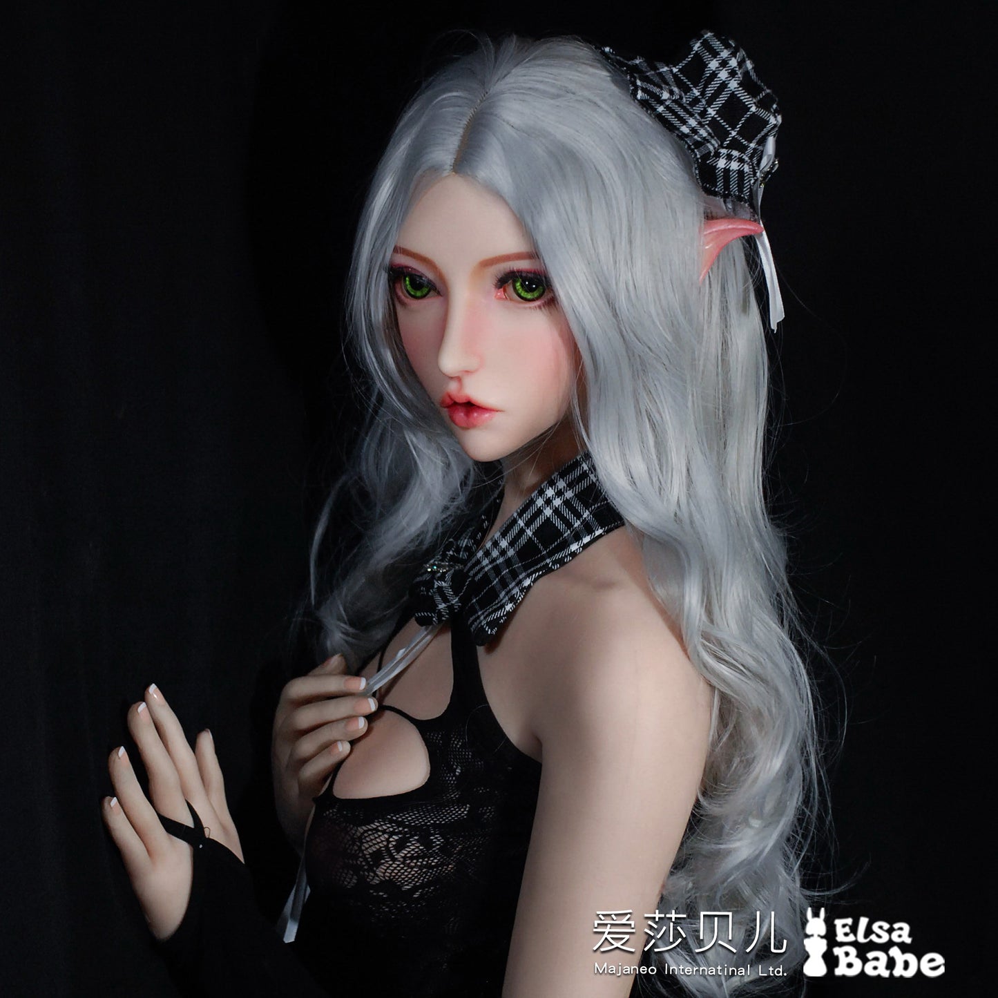 ElsaBabe 165cm Big Breasts Platinum Silicone Sex Doll Anime Figure Body Real Solid Erotic Toy With Metal Skeleton, Suzuki Chiyo
