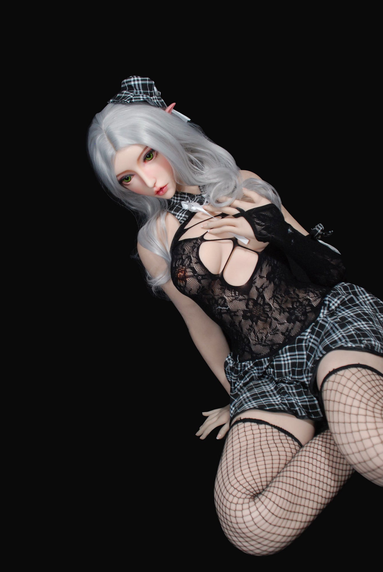 ElsaBabe 165cm Big Breasts Platinum Silicone Sex Doll Anime Figure Body Real Solid Erotic Toy With Metal Skeleton, Suzuki Chiyo