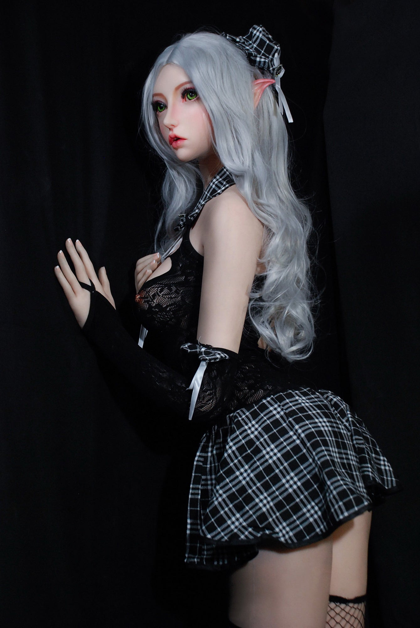 ElsaBabe 165cm Big Breasts Platinum Silicone Sex Doll Anime Figure Body Real Solid Erotic Toy With Metal Skeleton, Suzuki Chiyo