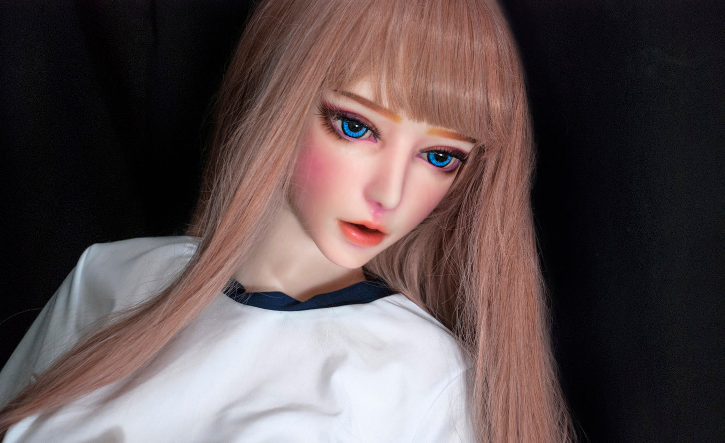 ElsaBabe 165cm Big Breasts Platinum Silicone Sex Doll Anime Figure Body Real Solid Erotic Toy With Metal Skeleton, Sakuraki Koyuki