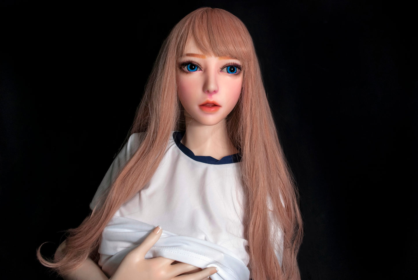 ElsaBabe 165cm Big Breasts Platinum Silicone Sex Doll Anime Figure Body Real Solid Erotic Toy With Metal Skeleton, Sakuraki Koyuki