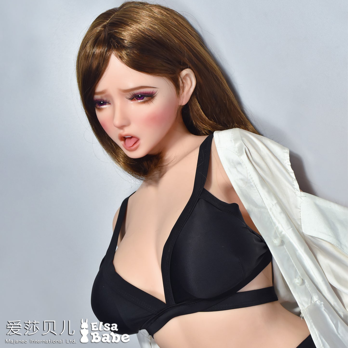 ElsaBabe 150cm Big Breasts Platinum Silicone Sex Doll Anime Figure Body Real Solid Erotic Toy With Metal Skeleton, Hasegawa Yukina