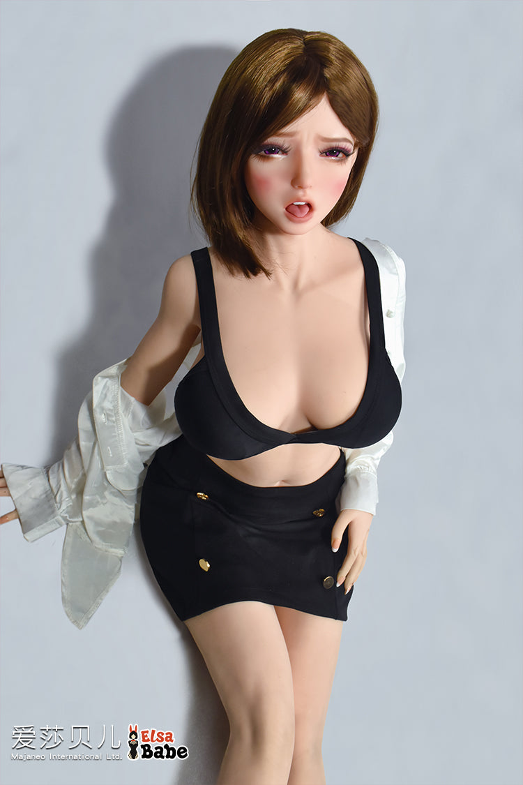 ElsaBabe 150cm Big Breasts Platinum Silicone Sex Doll Anime Figure Body Real Solid Erotic Toy With Metal Skeleton, Hasegawa Yukina