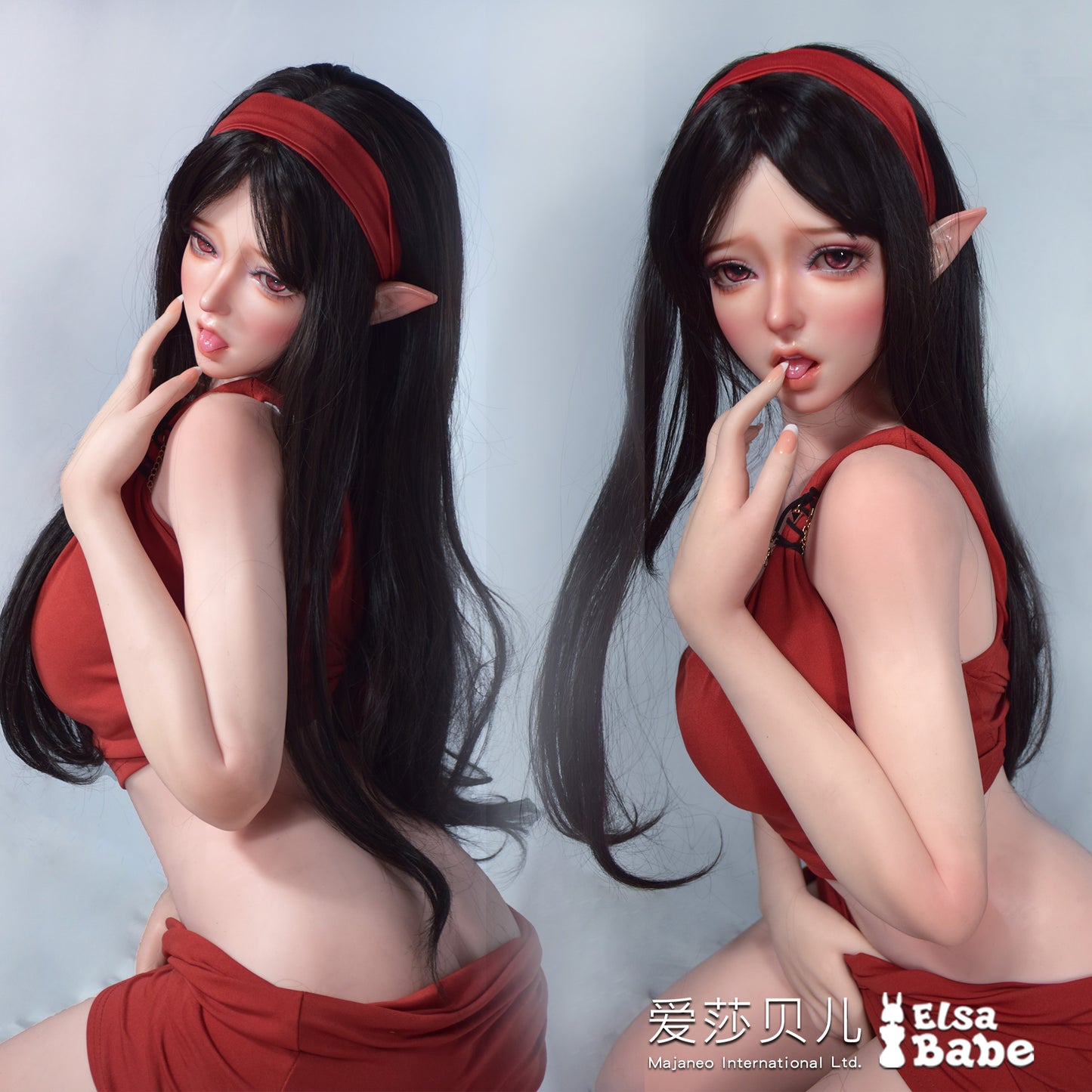 ElsaBabe 150cm Big Breasts Platinum Silicone Sex Doll Anime Figure Body Real Solid Erotic Toy With Metal Skeleton, Sakuma Hanasaki