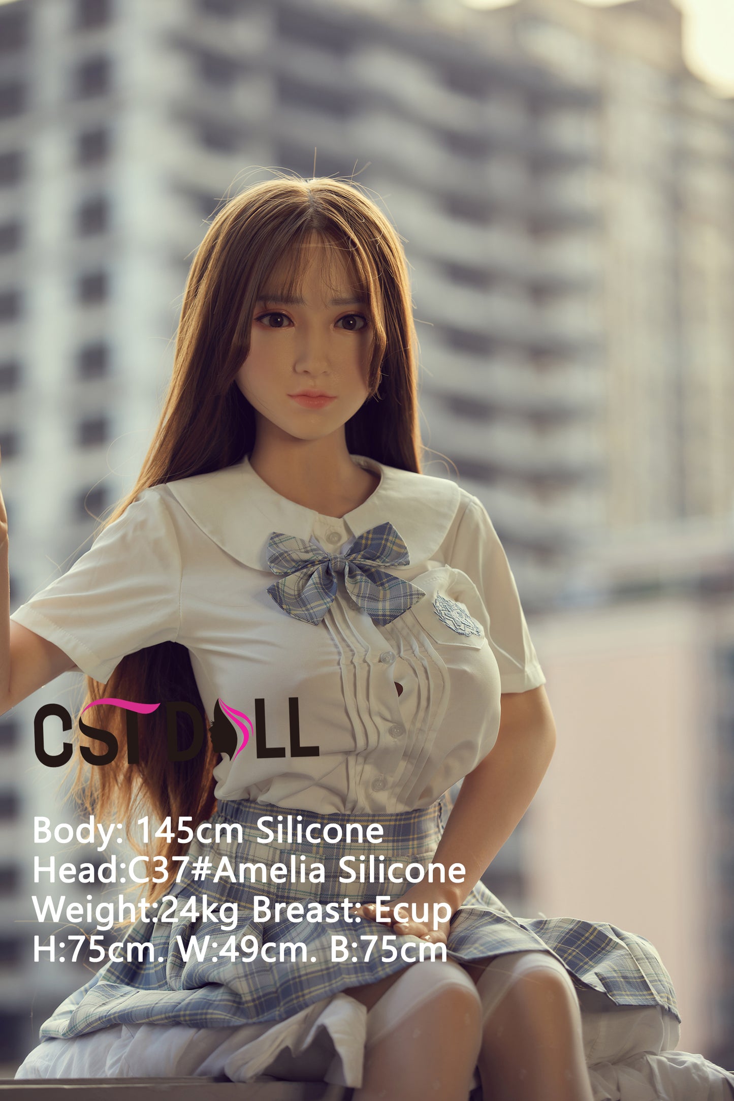 CST Amelia-145cm-Ecup silicone doll