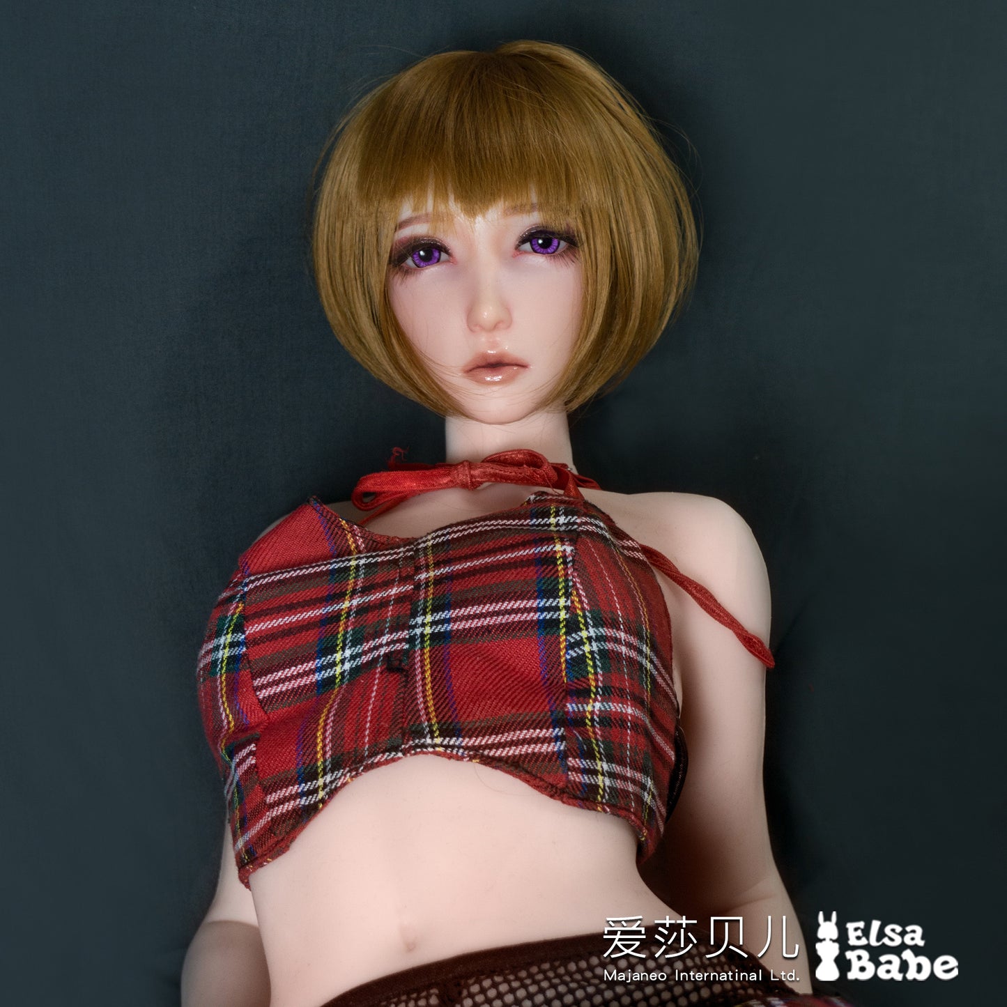 ElsaBabe 102cm Big Breasts Platinum Silicone Sex Doll Anime Figure Body Real Solid Erotic Toy With Metal Skeleton, Akiyama Naoko
