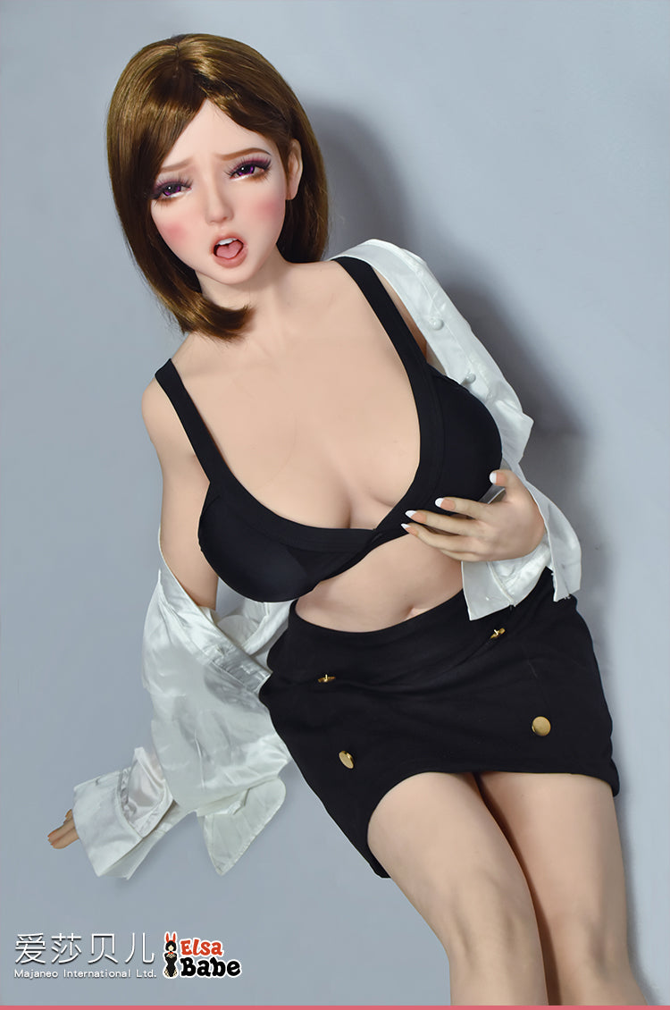 ElsaBabe 150cm Big Breasts Platinum Silicone Sex Doll Anime Figure Body Real Solid Erotic Toy With Metal Skeleton, Hasegawa Yukina